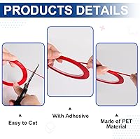 Vista 3 de Diapasón para violín, 8 rollos de calcomanías de guía de dedo para violín, cinta de dedo de violonchelo de 216 pies para principiantes posiciones