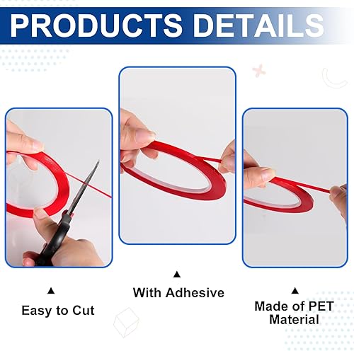 Miniatura 3 de Diapasón para violín, 8 rollos de calcomanías de guía de dedo para violín, cinta de dedo de violonchelo de 216 pies para principiantes posiciones de