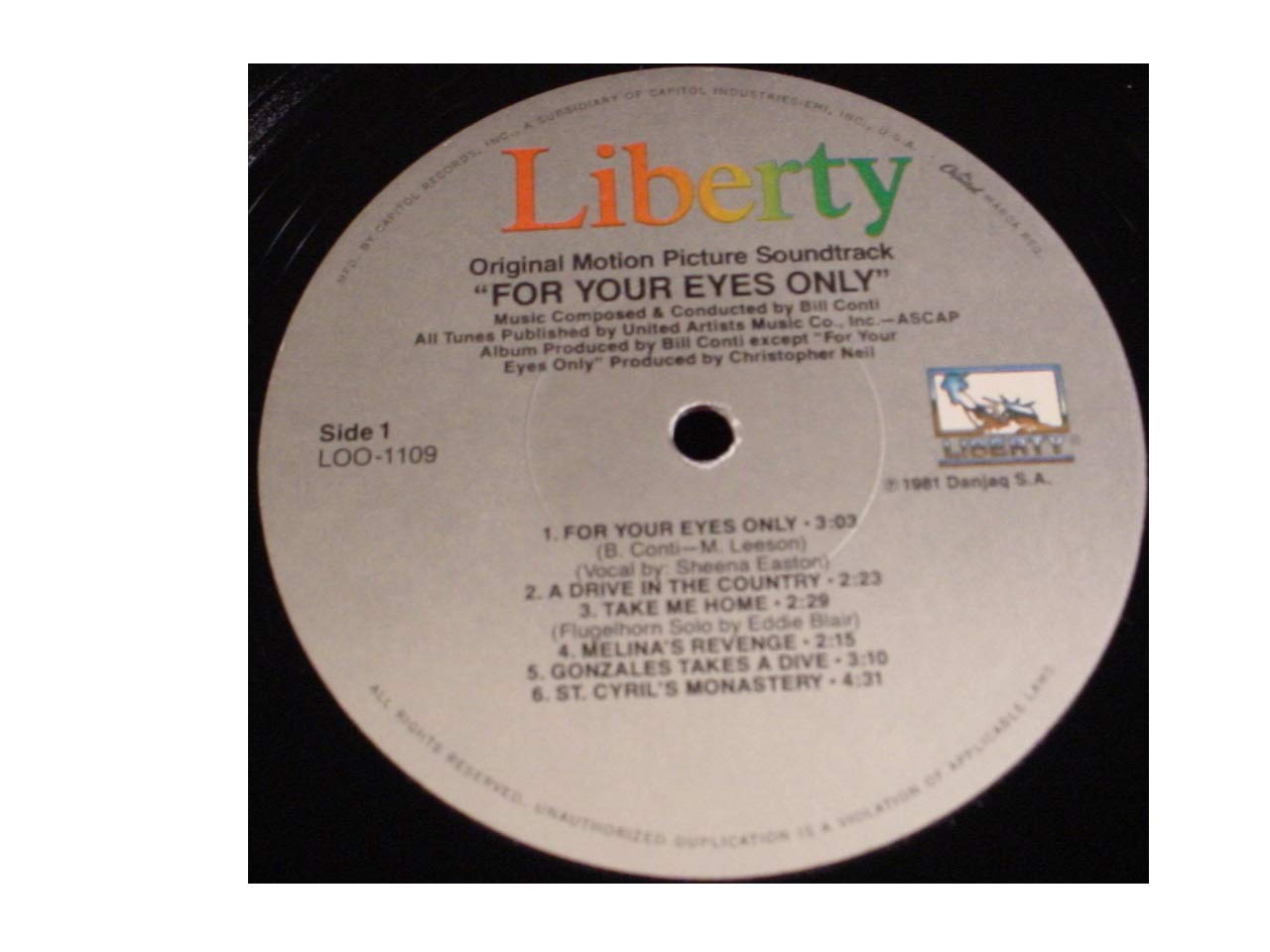 For Your Eyes Only (Original Motion Picture Soundtrack)