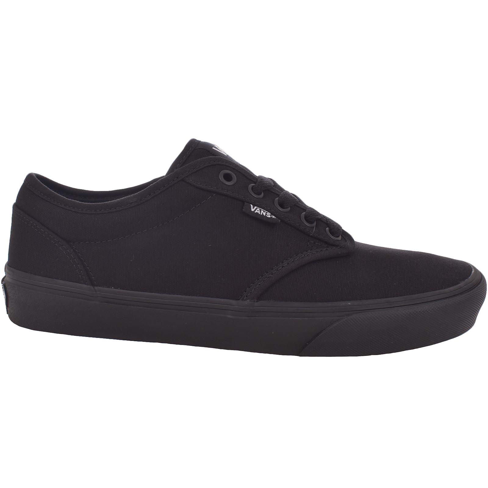 Vans Men's Atwood Canvas Trainers, Black/Black, 10 UK