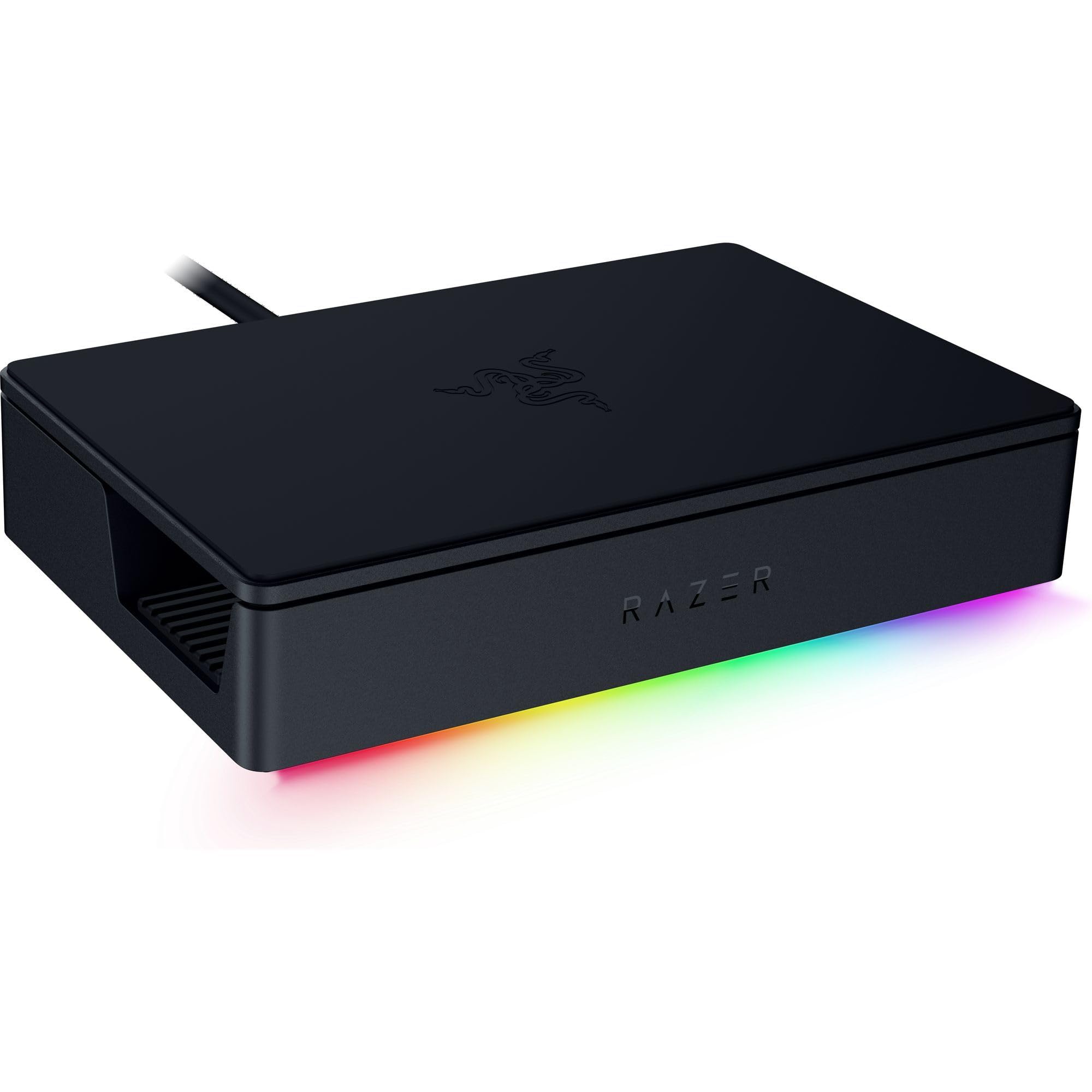 Razer Handheld Dock Chroma - Hub di ricarica HDMI 6 porte per dispositivi mobili di gioco o tablet (3x USB-A, 1x HMDI, 1 USB-C 100W Passthrough Charging, 1x GbE) Nero