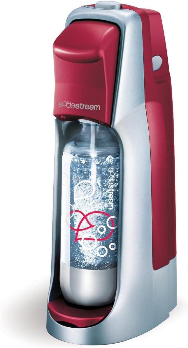 SodaStream Fountain Jet Starter Kit, Red