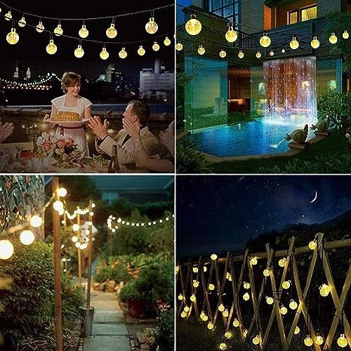 Solar Lichterkette für außen mit 50 LED, 23 Fuß Länge