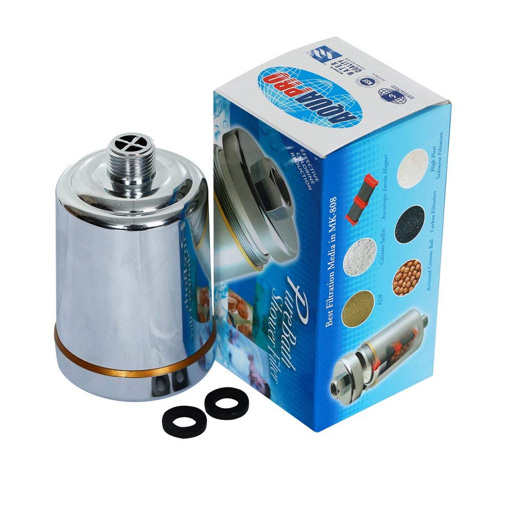 Aqua Pro PureBath Shower Filter Mk808, 6 Layer Filtration, Magnetic Wave for an Energized Shower Experience