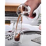 HOOVIEN 10oz Coffee Carafe - Double-Walled Insulated Glass Design for Heat Retention, Stylish & Compact Thermal Carafe for Personal Use at Home, Office, or Travel - Image 2