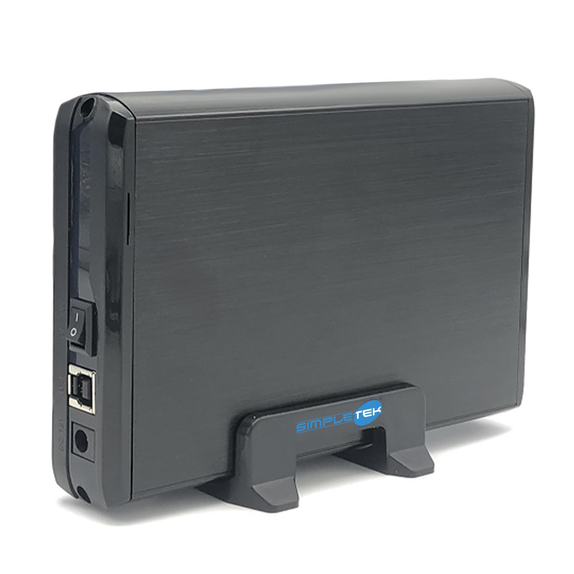 SIMPLETEK - Hard disk esterno 3TB USB 3.2 Gen 1 | Con alimentatore esterno | compatibile con qualsiasi PC/Server (Ricondizionato)