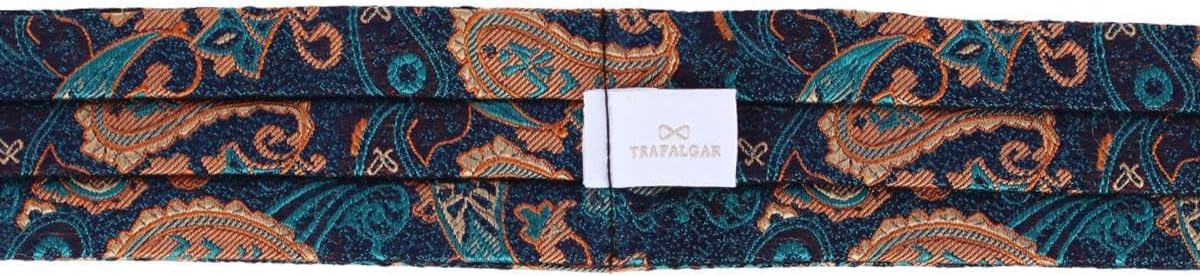 Trafalgar Men's The Prince Stately Paisley Silk Ascot