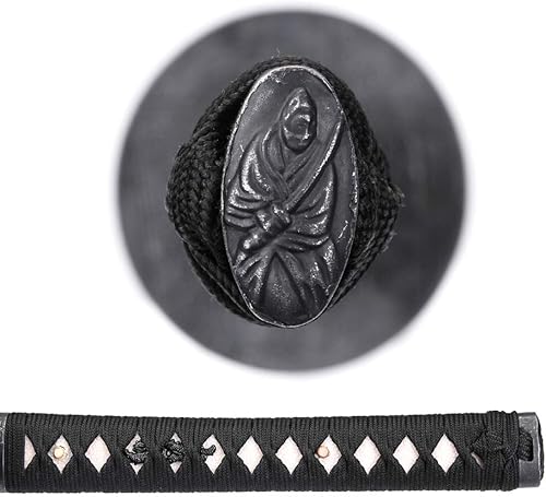 Miniatura 9 de siwode Katana hecha a mano de espiga completa, afilada, aleación Tsuba japonesa samurái, acero de alto carbono 1060, T10 1095, 40 pulgadas