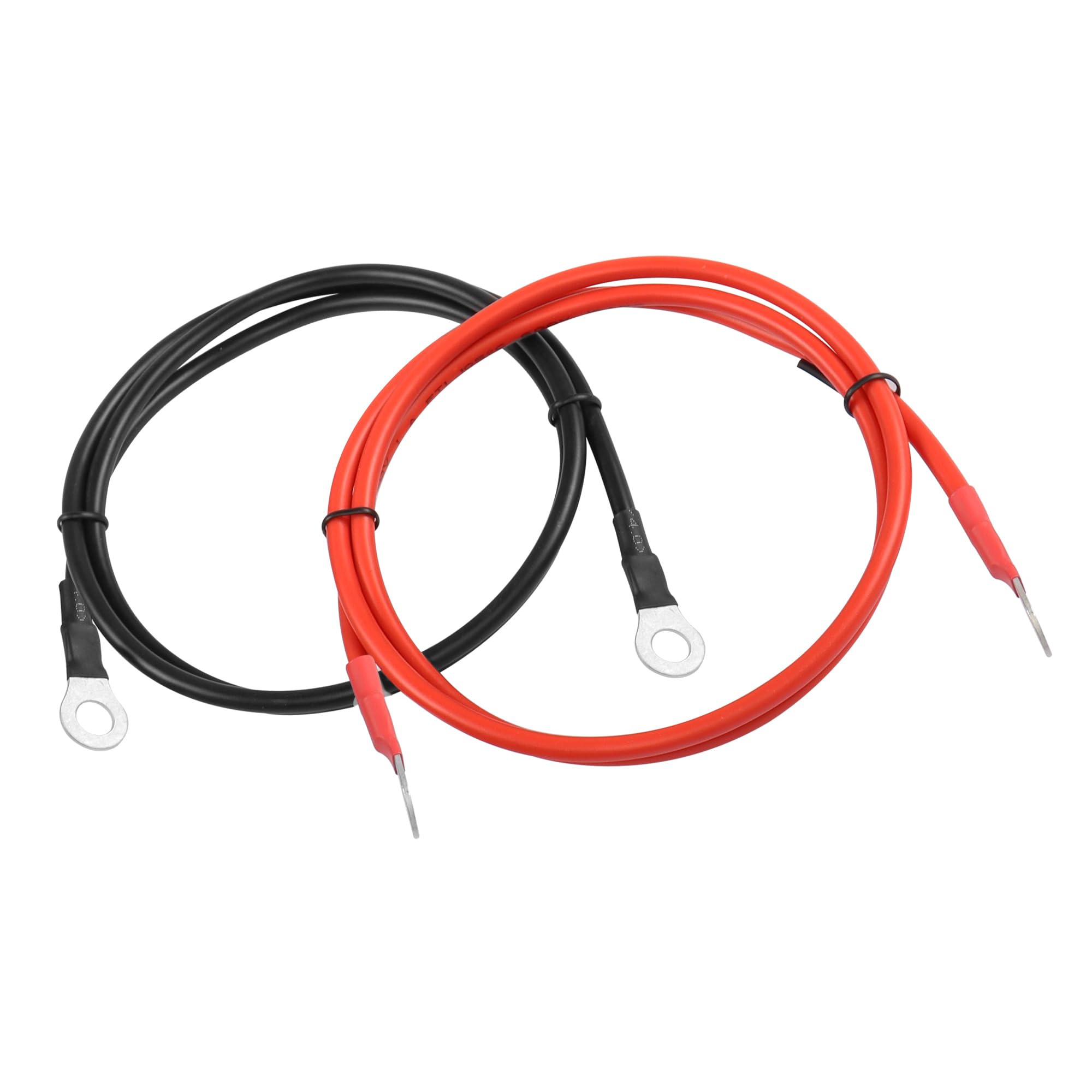 CERRXIAN 3.3FT 12V/24V Battery Ring Terminal Connectors Cable,1
