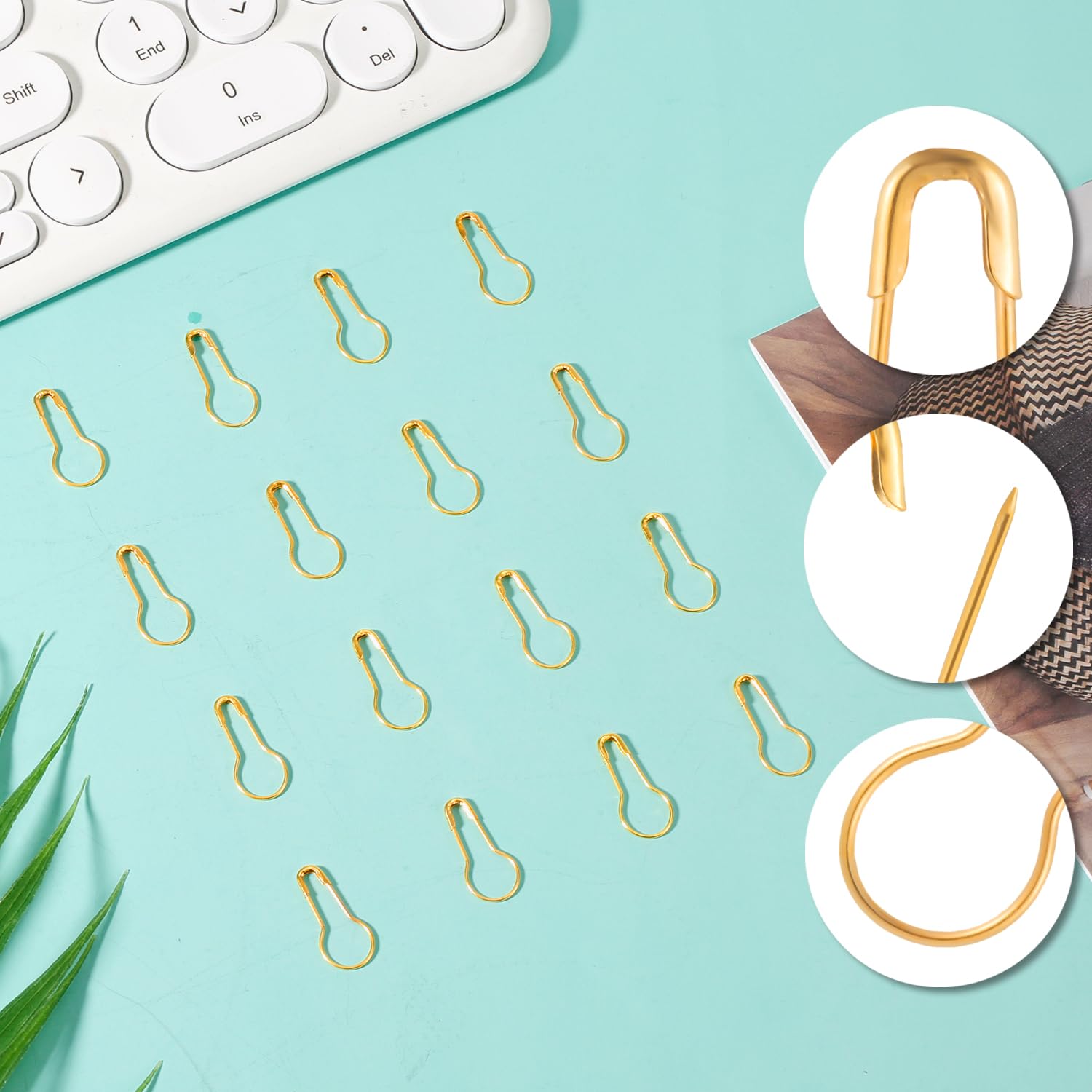 120pcs 22x10mm Epingle Securite, Mini Épingles à Nourrice Sécurité En Métal Epingle Securite Safety Pins En Forme De Garde Pour Vêtements Artisanat