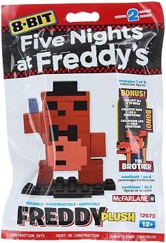 McFarlane Toys 14673-0 Five Nights At Freddys 8-Bit Buildable Figures Building Kit