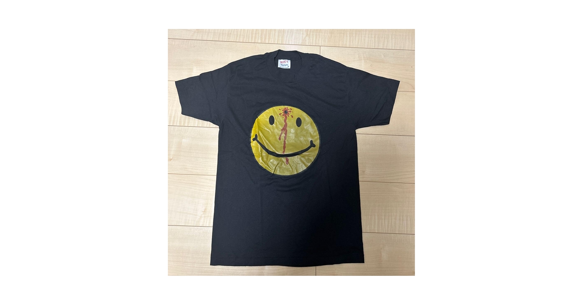 80's ぶち抜きスマイリー　ヴィンテージtシャツ Amazon.co.jp: 80年代 VINTAGEE ヴィンテージ ぶち抜きスマイル