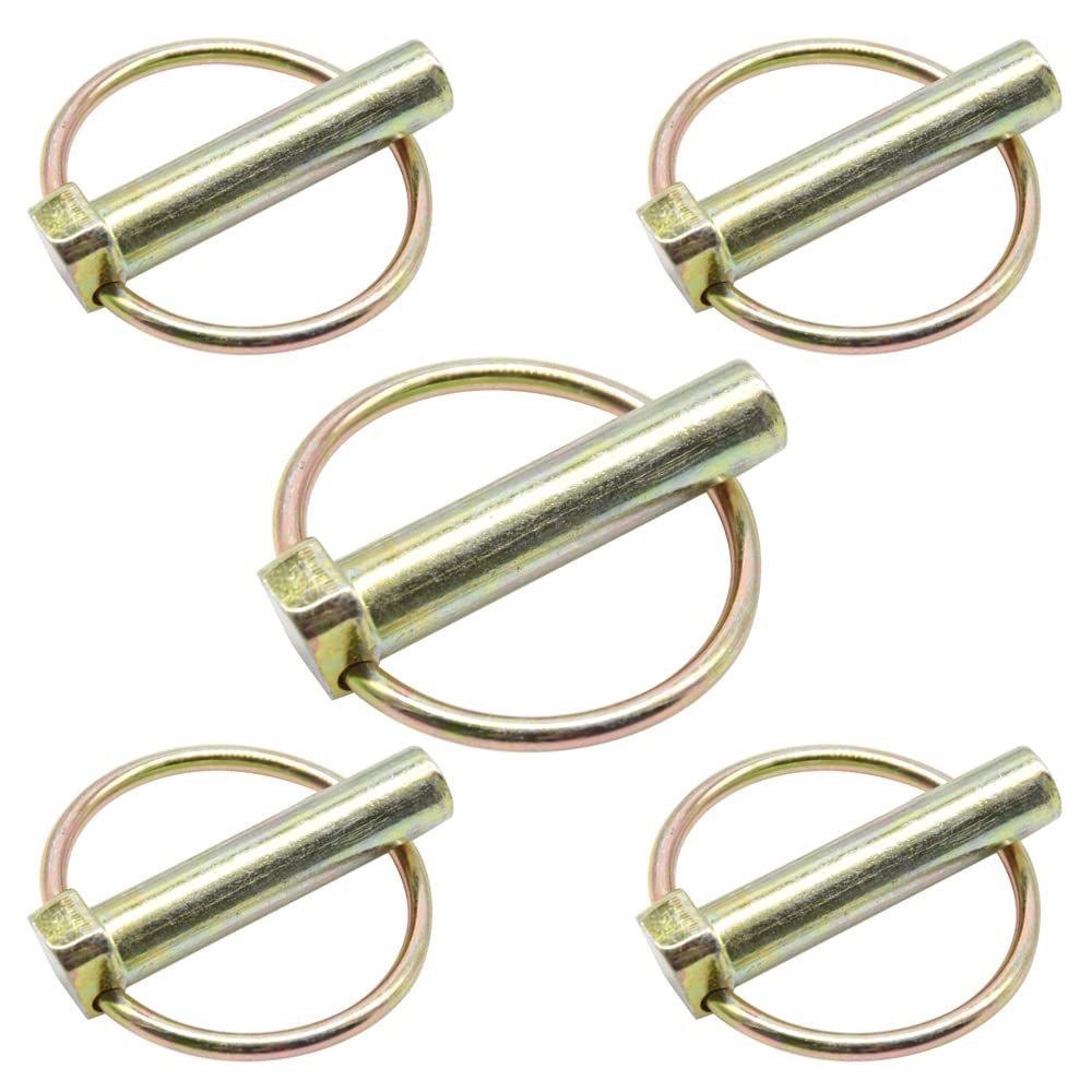Pezzi Copiglia a Scatto Spine Perni di Collegamento Ø11x47mm Perno a Sfera Girevole Perno di Sicurezza per Auto Rimorchi Camion Trattori