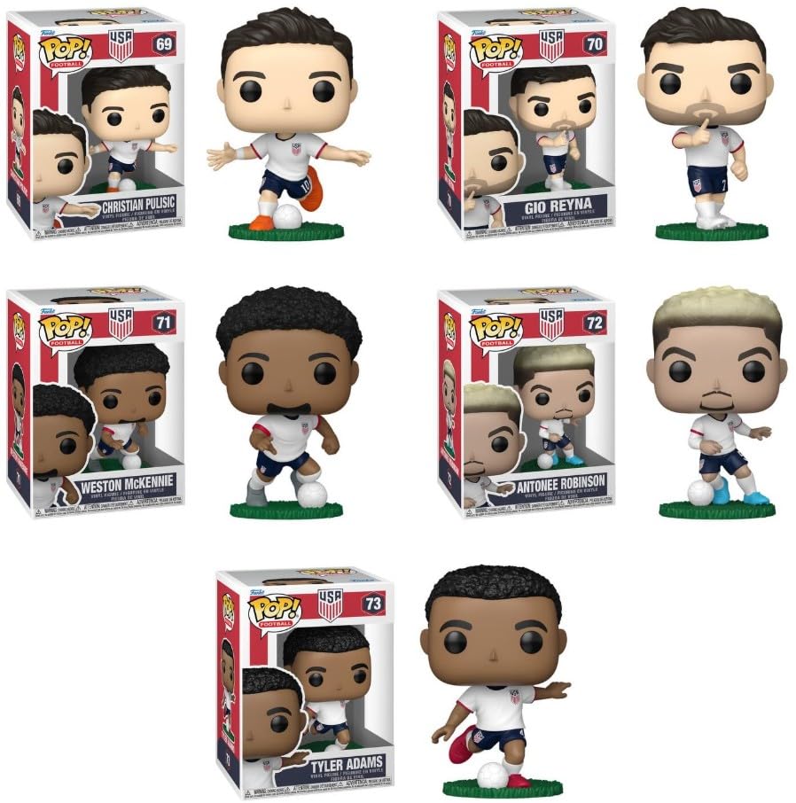 Amazon.com: Funko USMNT (2026 World Cup) Pop! Soccer Set (5