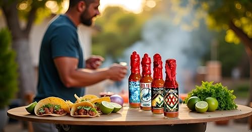 Miniatura 4 de Hot Salsa Set de regalo Ghost Pimienta Salsa Scorpion Wax Sealed Hottest Collection