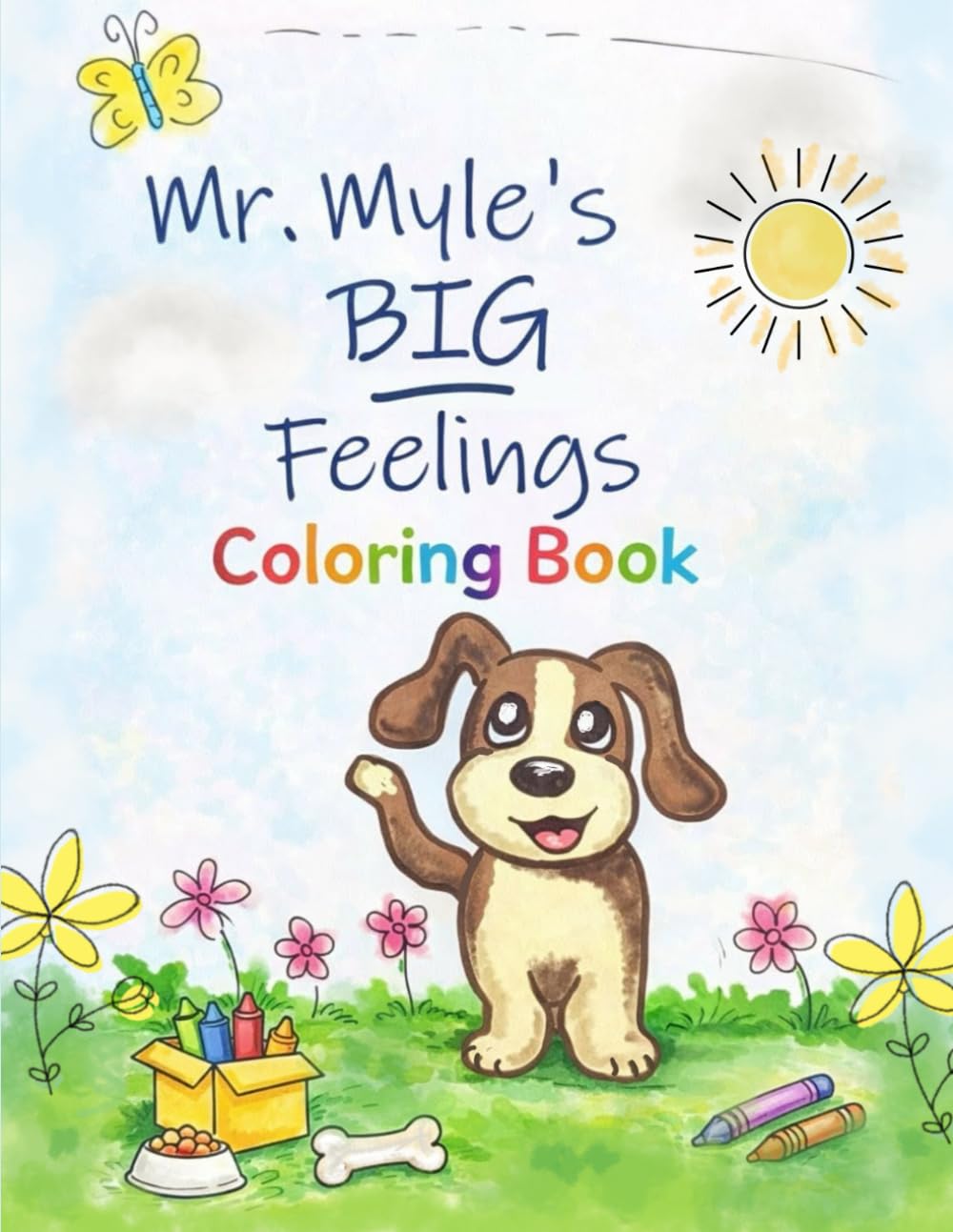 Mr Myles Big Feelings Coloring Book