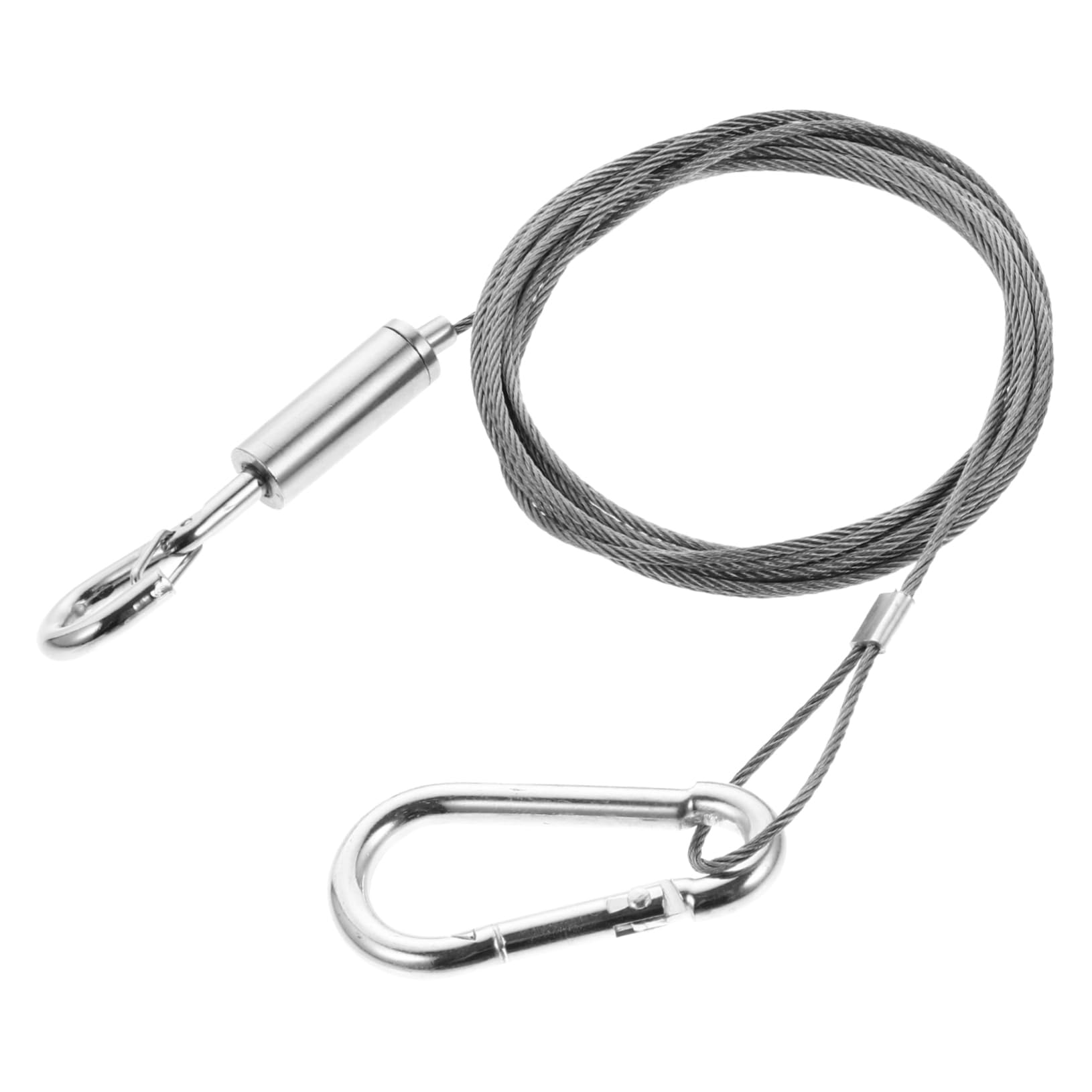 STOBOK Led Hanging Wire Cable Loops Kg Load Stainless Steel Wire Rope Hanger for Light