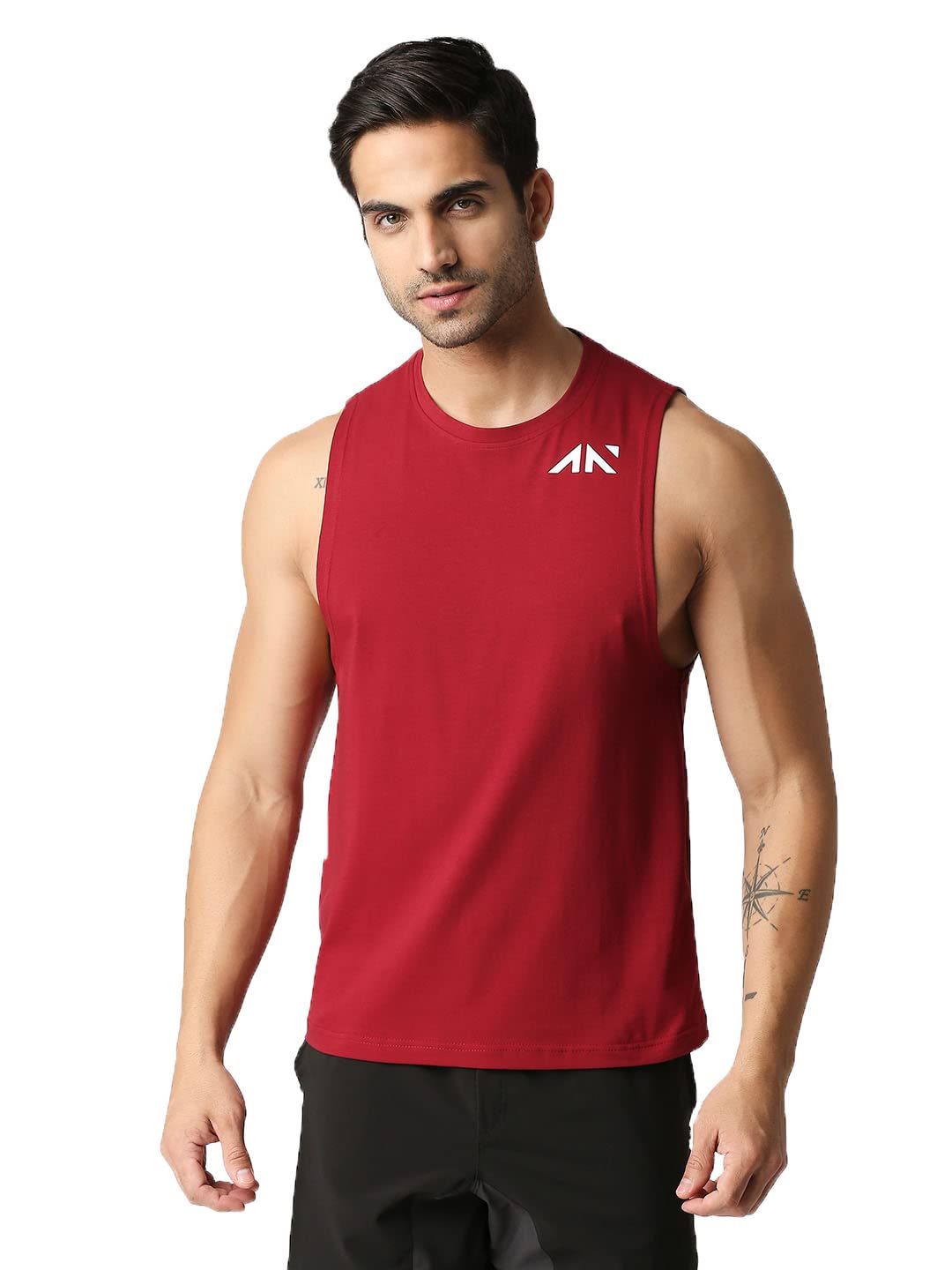 Aesthetic Nation Deep Cut Pace Vest/Tank Top for Mens