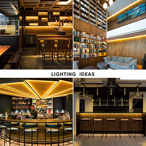 Shine Decor 16.4ft Dimmable 110V-120V LED Strip Lights, 3000K Warm White LED Light Strip, Cuttable LED Strip Lighting, SMD 2835 120LEDs/M Outdoor Waterproof LED Rope lights, 430 Lumen Commercial Light - Thumbnail 6
