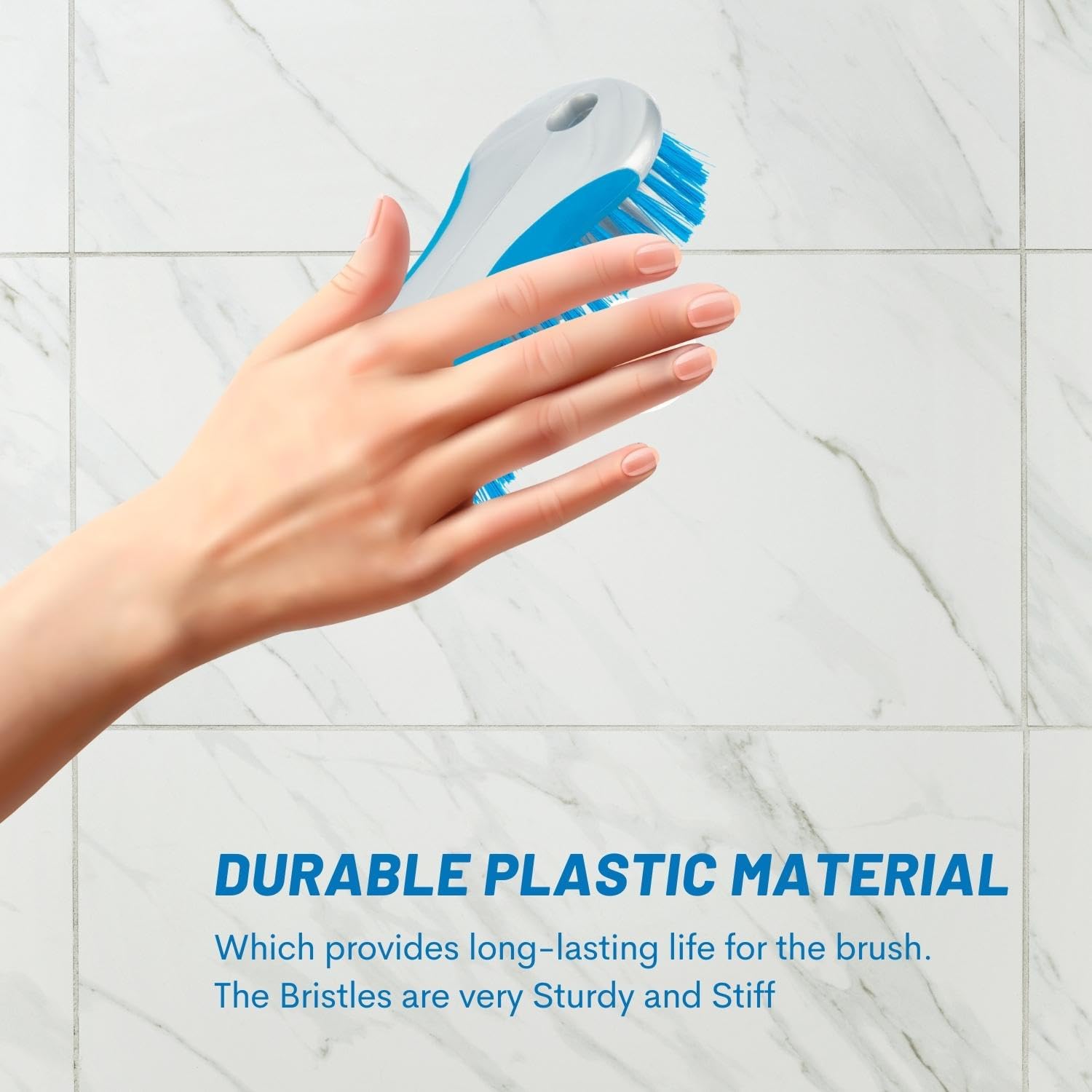 Wood Scrubbing Brush, Heavy Duty Hand Scrubber With Wood Stock And Stiff Natural Bassine Bristles, Ideal For Wooden Floor Brush, Scrubbing Brush, Heavy Duty (1 - View #3