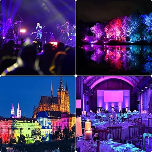 Novostella Led Flood Light Outdoor, 60W Rgb Color Changing Stage Lights Indoor Floodlights Smart Dimmable Wall Washer Lighting Spotlight Uplight App Control For Garden Party Halloween, Ip66 #TOP1