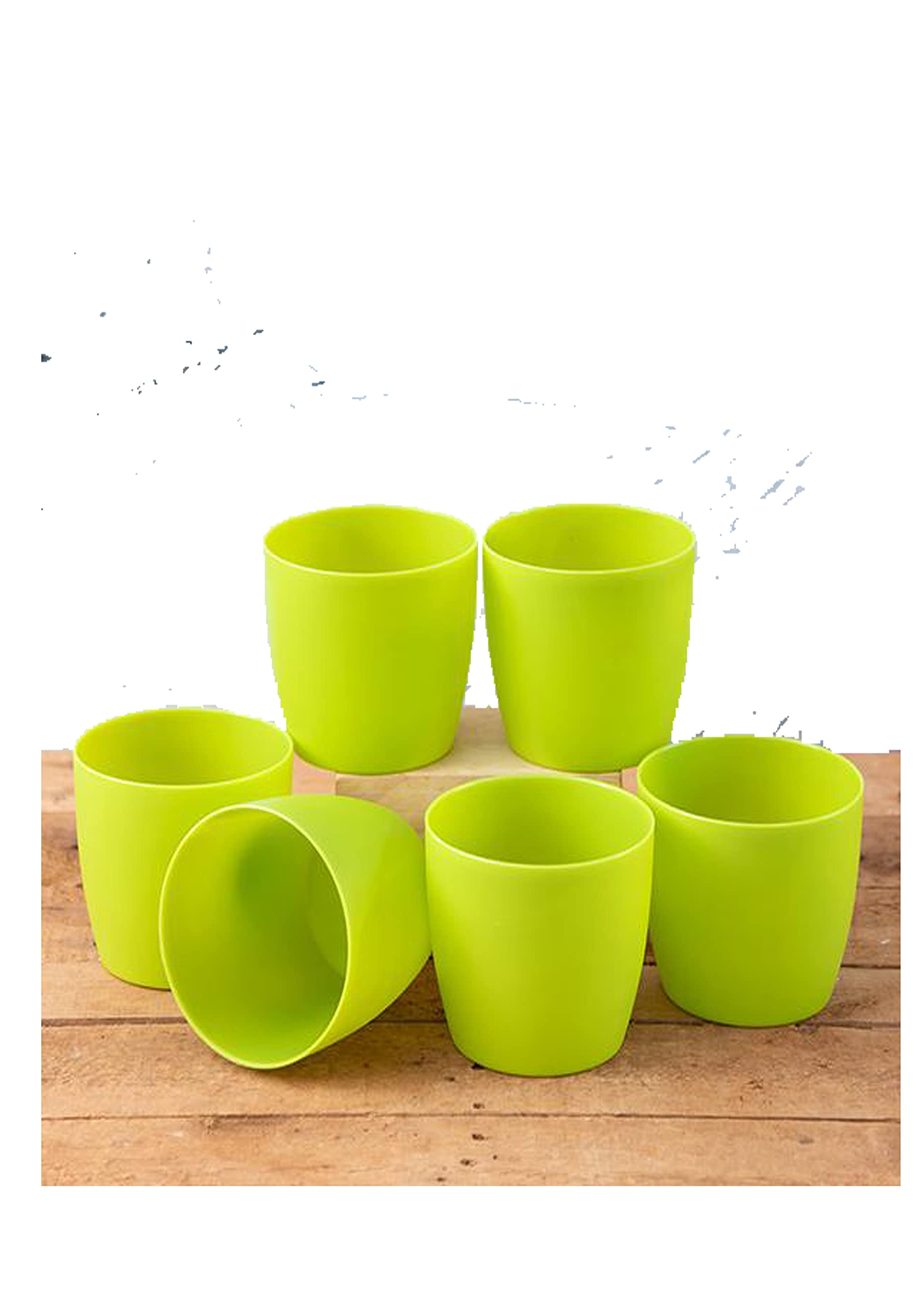 TILLAGE-Round Premium Grade Plastic Pot 5 INCH Size for Indoor Plants/Office USE/Desktop Pot. (Green) (B09GSXC641) Amazon Price History, Amazon Price Tracker