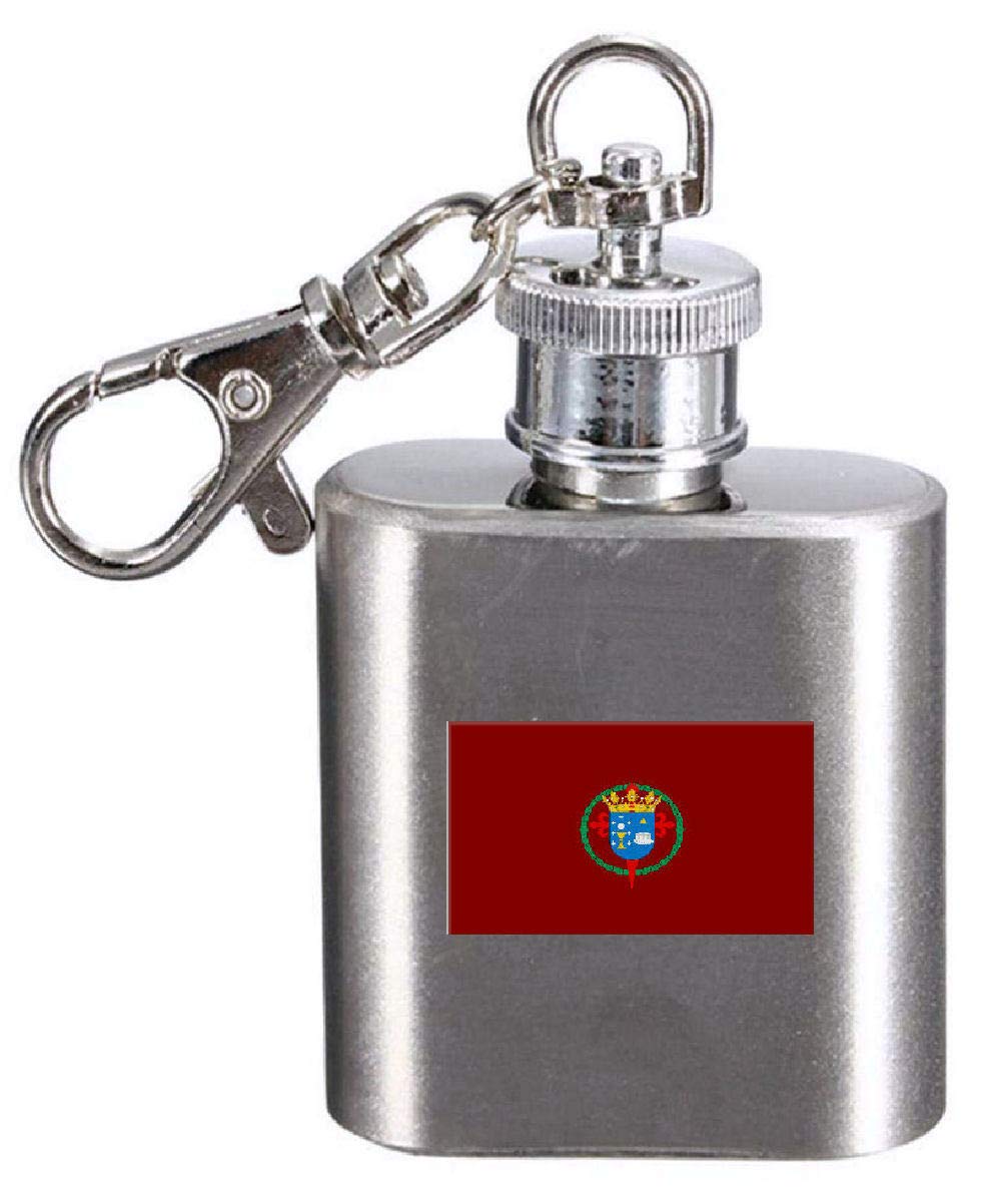Flasque de poche Saint Jacques de Compostelle gravure laser acier inoxydable