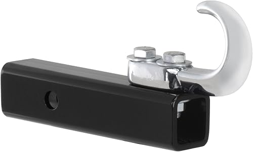 Miniatura 6 de CURT 45825 Soporte de bola de enganche de remolque con gancho de remolque, se adapta al receptor de 2 pulgadas, 10K