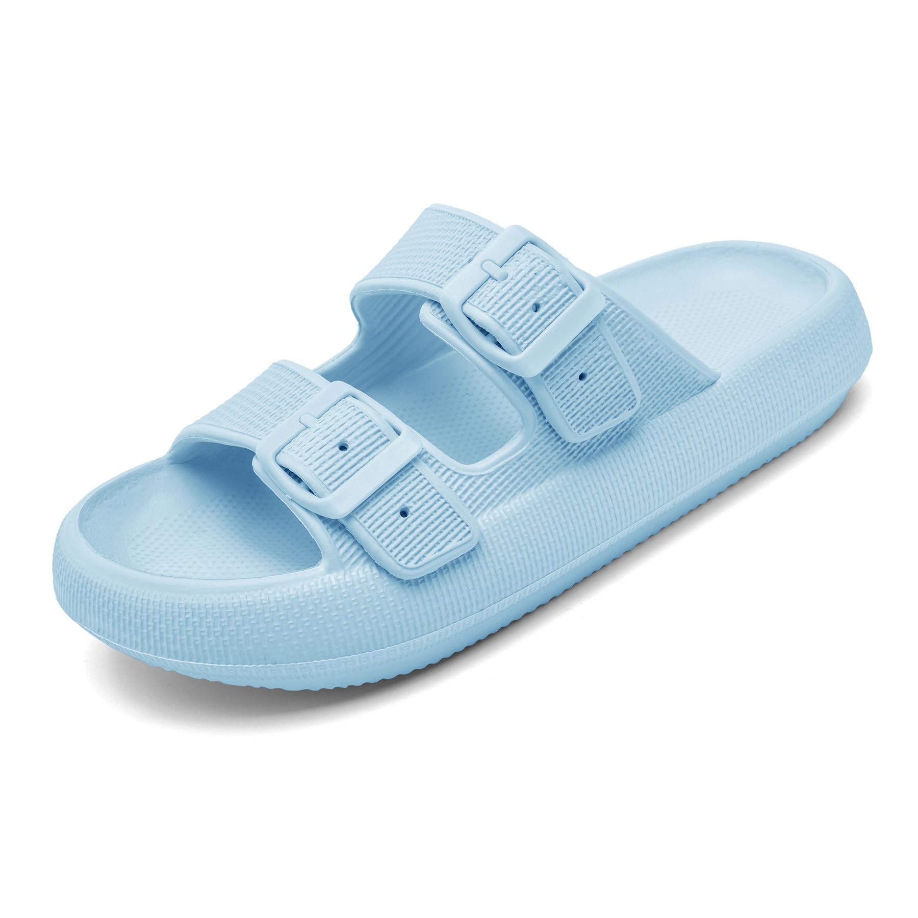Waysoland Cozyslides Original Damen Herren,Wolkenschuhe Damen Sandalen mit Verstellbaren Schnallen Rutschfest Schnell Trocknend Super Bequeme Dicke Sohle Airfoot