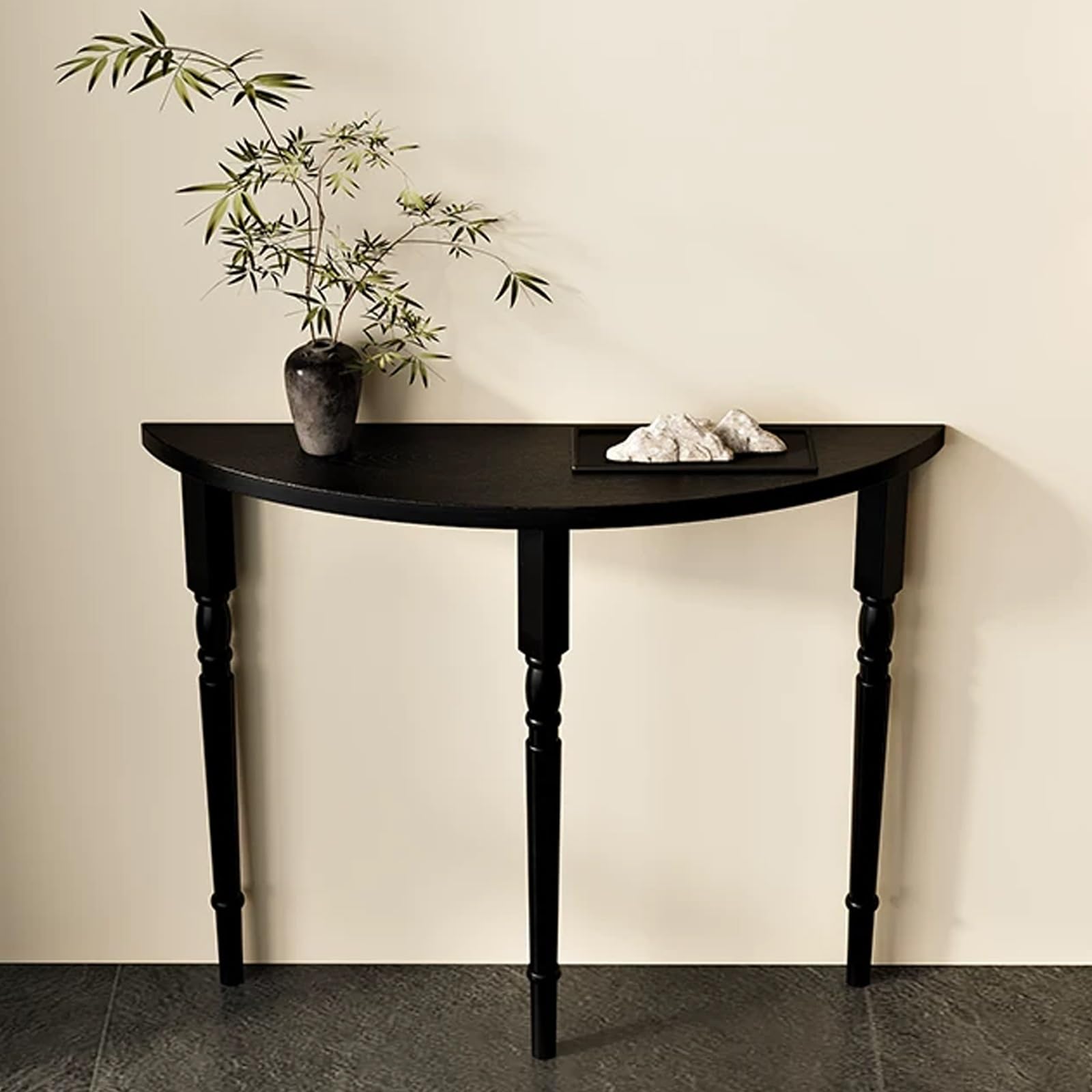 Mesa de sofá de madera mueble auxiliar recibidor pasillo estrecho 120 cm