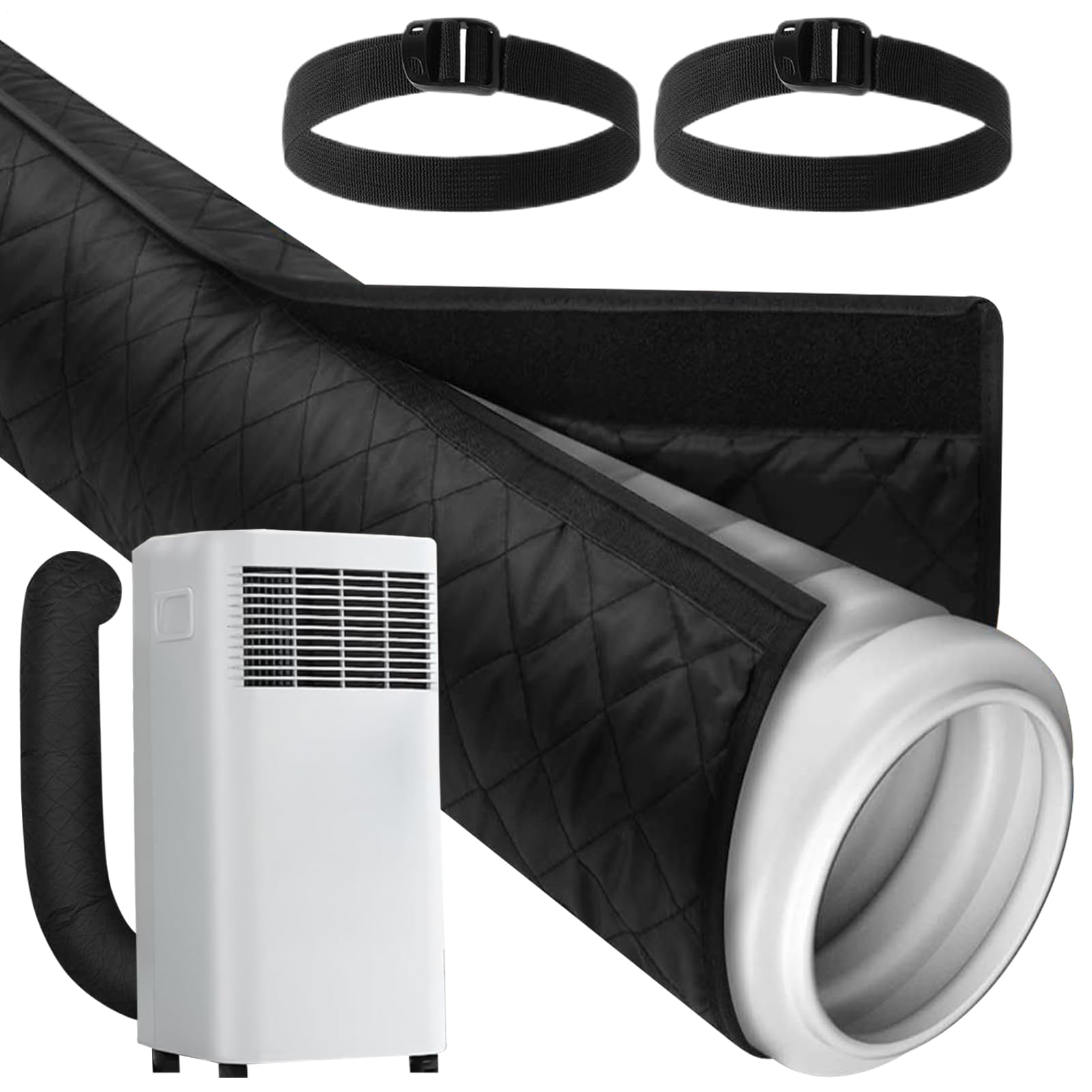 Manchon d'isolation pour tuyau de climatiseur portable en hiver et été