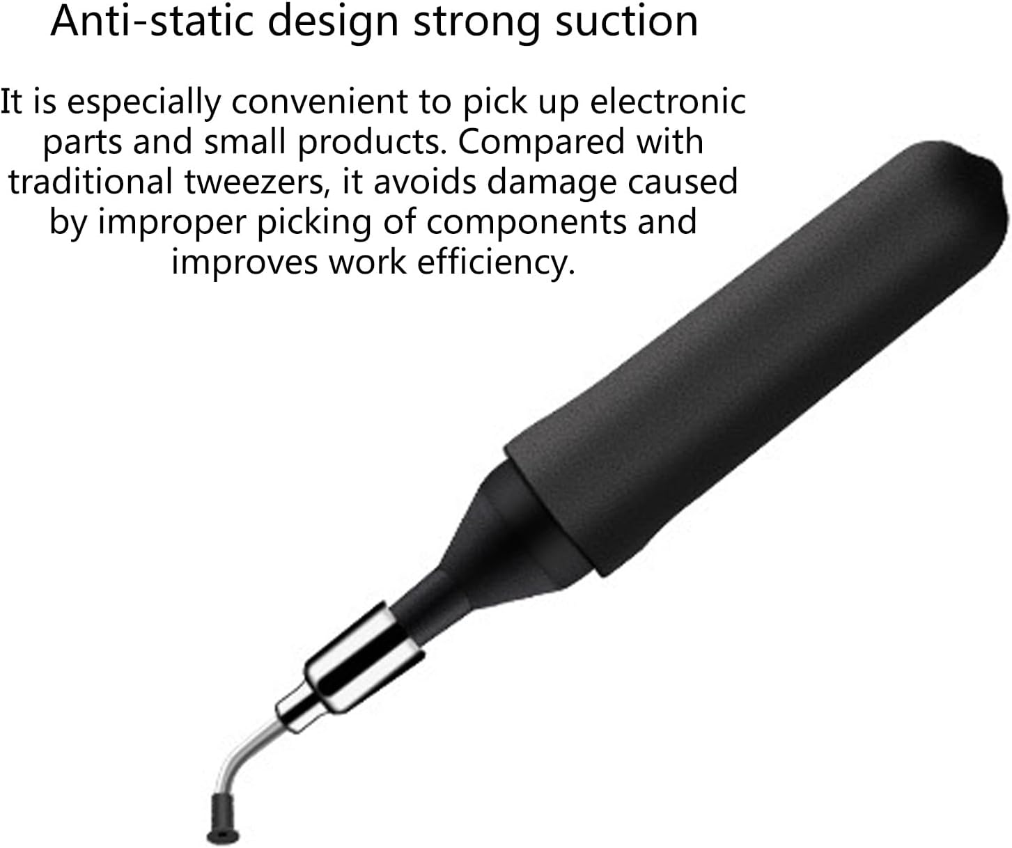 Vacuum Sucking Pen Pick Up Tool Set with Suction Tips and Suction Cups for Precisions Component Placement Vacuum Sucking Pen