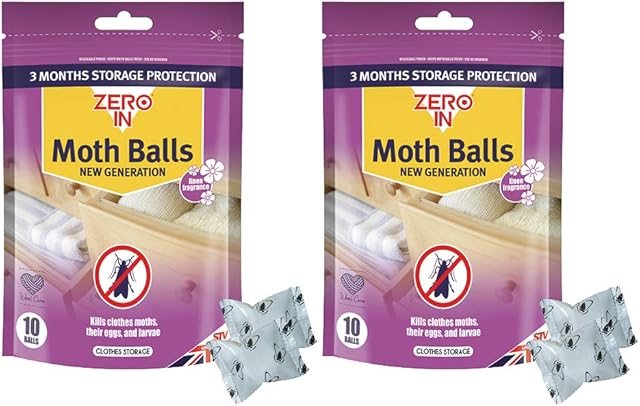 Zero In Moth Balls 10 Pack x2