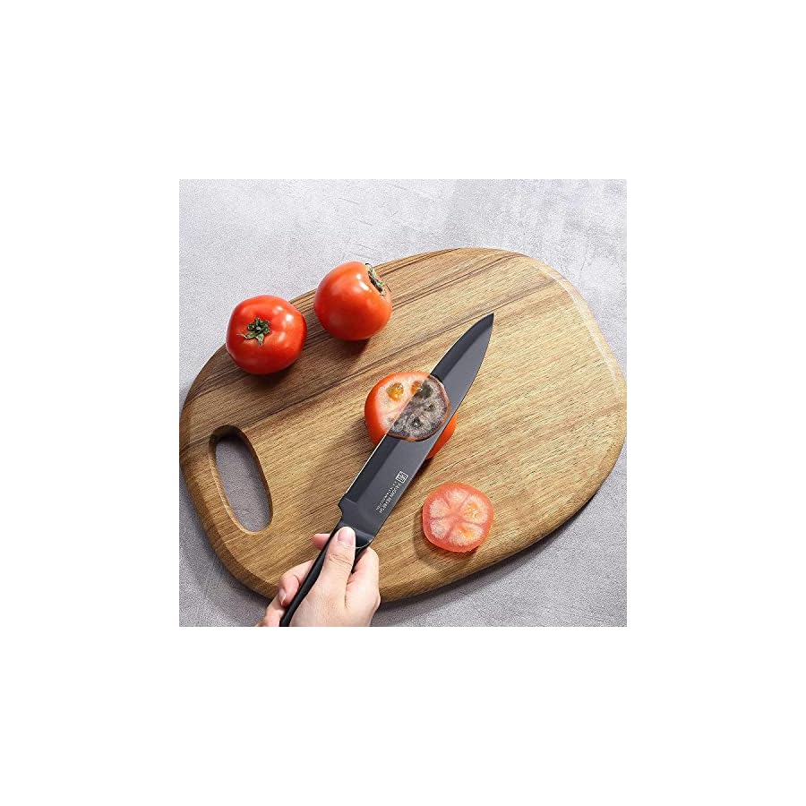 PAUDIN-Knife-Set-5Pcs-Professional-Black-Chefs-Knife-Set-5-Black-Stainless-Steel-Kitchen-Knifves-Include-Chef-Bread-Carving-Utility-Paring-Knife-Boxed-Knife-Sets-for-the-Kitchen PAUDIN Knives Set, 5 Piece Professional Chefs Knife Set, Stainless Steel Kitchen Knives Include Chef Bread Carving Utility Paring Knife Boxed Knife Sets Hollow Handle German Steel