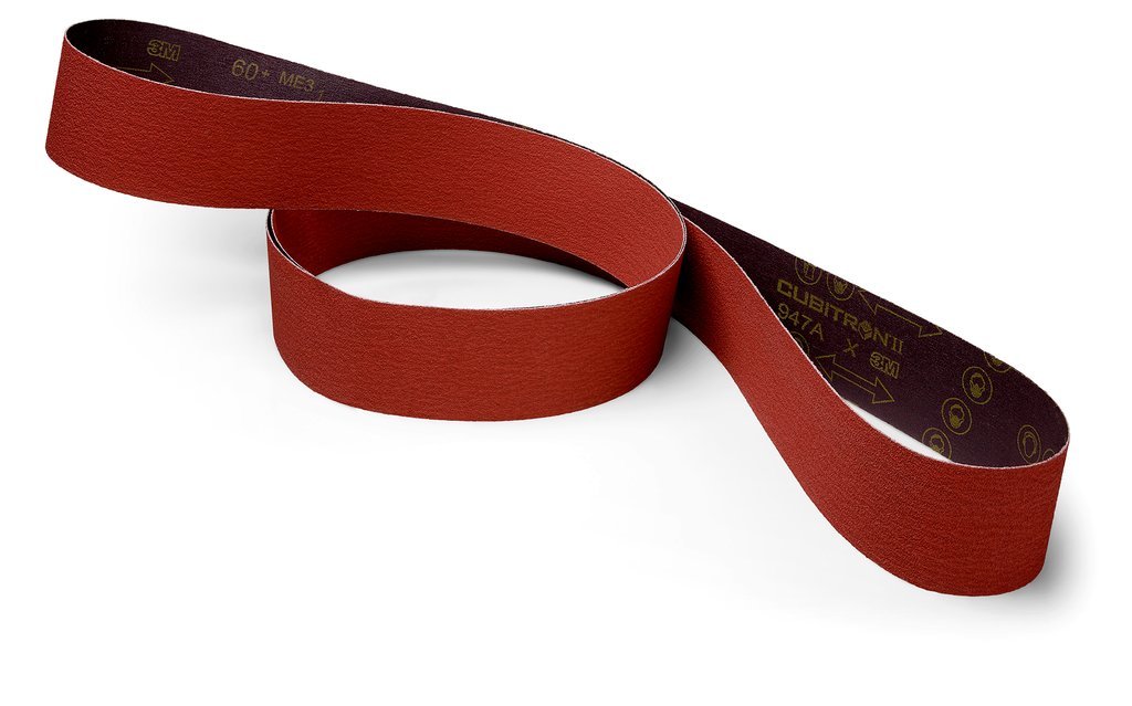 3M Cubitron ll Cloth Belt 947A, 13 x 610 mm, 80+ - 100 Belts/Box