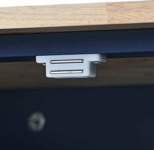 Miniatura 7 de LUMISOL Isla de cocina rodante con 3 cajones de almacenamiento y gabinete, carrito de cocina grande de 52.7 pulgadas con ruedas con hoja caída, para