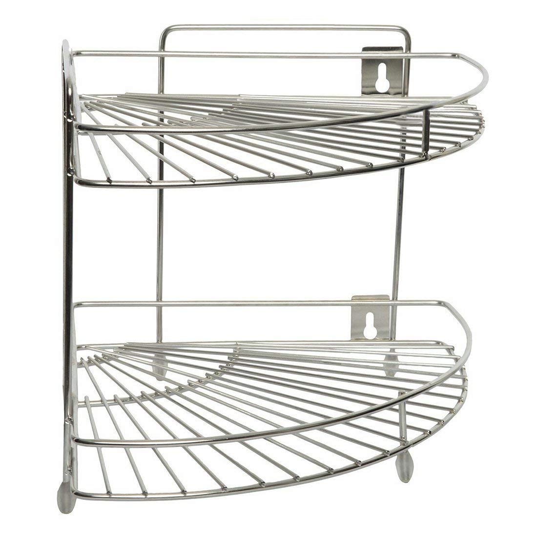Corner Stand, Small Double (2Tier), Stainless Steel (Multipurpose