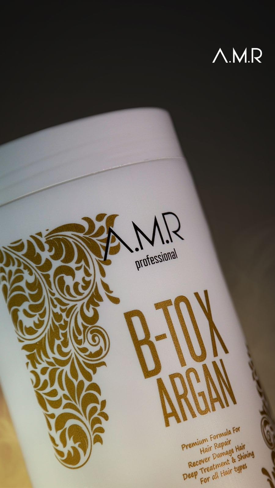 BTOX ARGAN AMR Professional Cuidado Profundo reparador intenso para cabello muy dañado (1 kg)