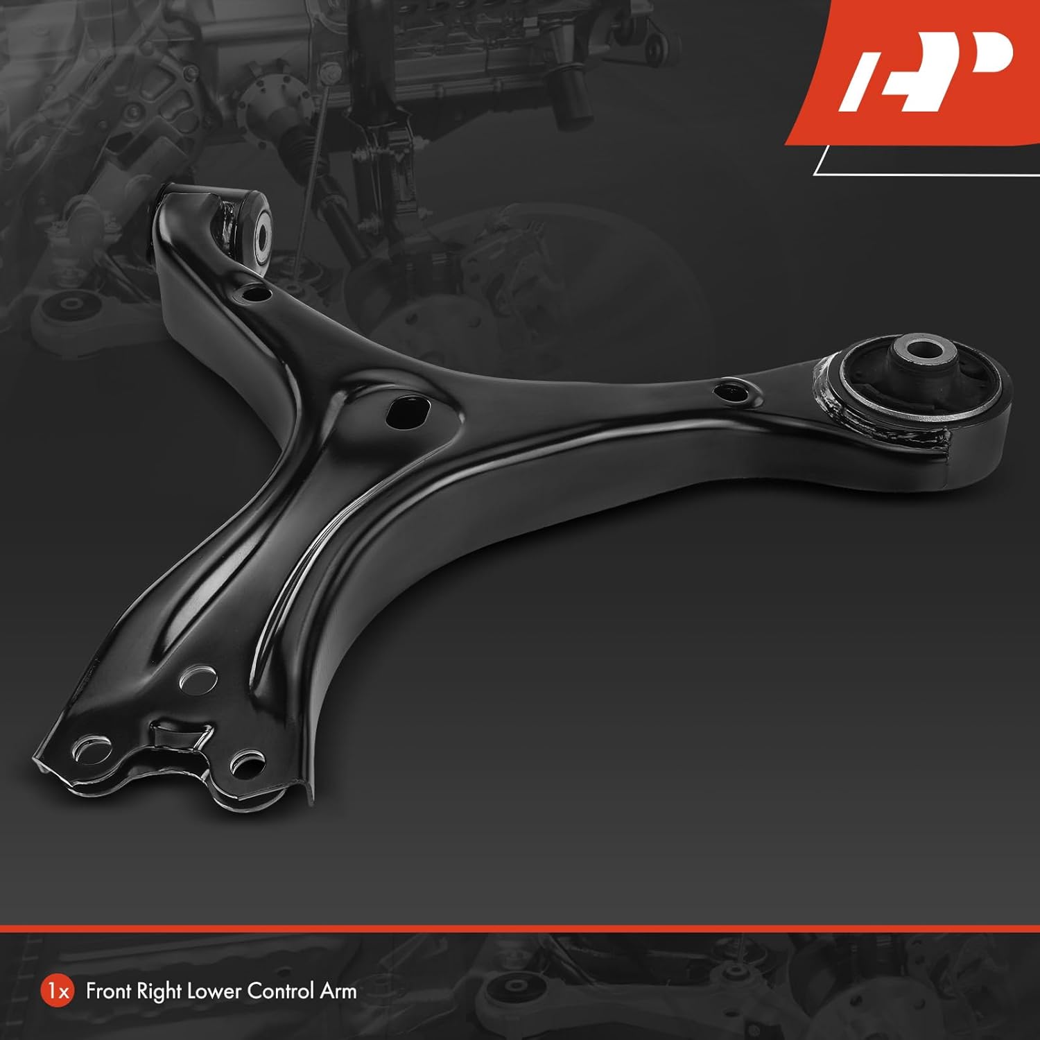 A-Premium Front Right Lower Control Arm, with Bushing, Compatible with Honda Civic 2013-2015, Acura ILX 2013-2015