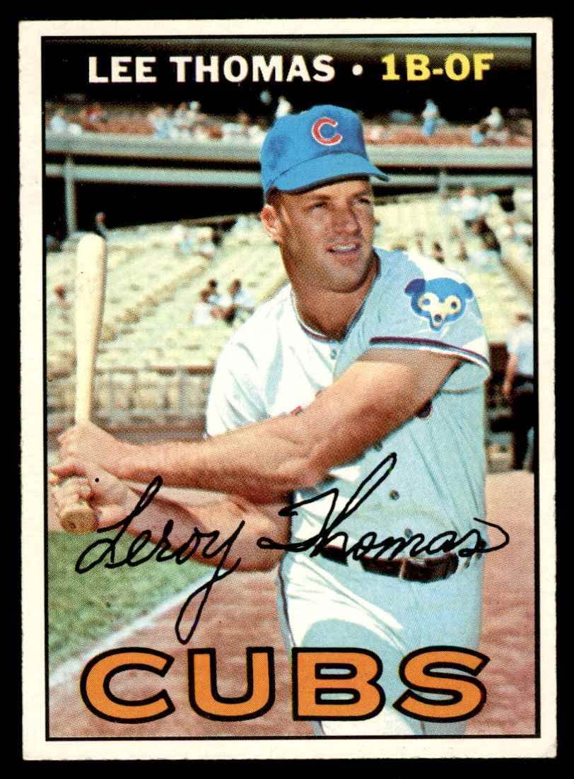 Amazon.com: 1967 Topps # 458 Lee Thomas Chicago Cubs (Baseball Card) EX Cubs : Collectibles & Fine Art