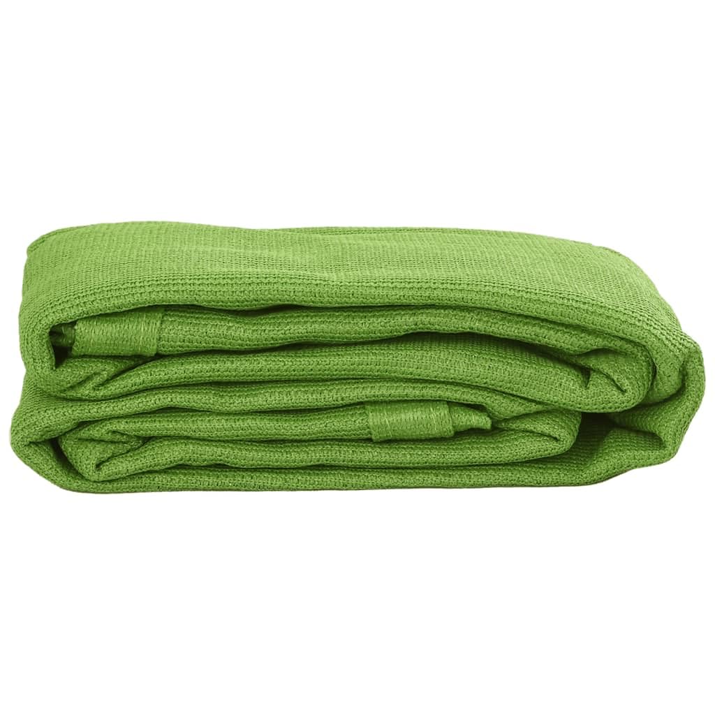 Rekreacja na świeżym powietrzu, kemping i piesze wycieczki, akcesoria namiotoweDywan namiotowy jasnozielony 250x550 cm HDPE
