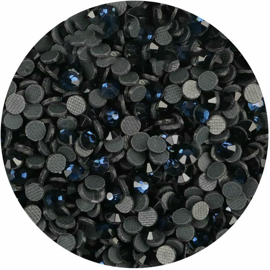 STRASS MC Stone Collection – 1440 Pezzi Di Strass Termoadesivi SS20 5 Mm, Colore Grigio Black Diamond - 2