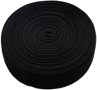 Black Elastic Band for Wig Sewing Elastic Bands Spool High Elasticity Knitting Elastic Band Elastic Sewing Band (1 inch X ...