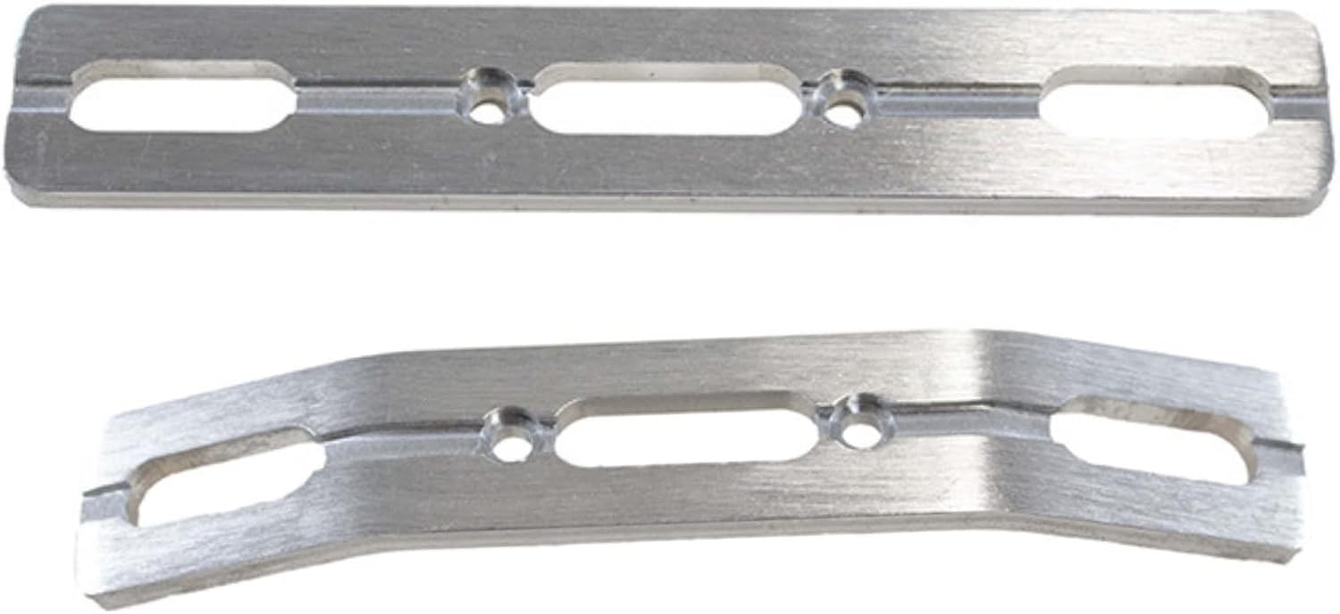 RC Aluminum Parts and Accessories for Revo 2.5 or 3.3 E- Revo Brushed Aluminum Bumper Set with a Free Set of Dual Rate Springs Shocks- RC Car Upgrade Parts