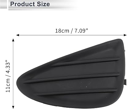 Front Left Fog Light Grill for Toyota Yaris 2012-2014 Front Lower Bumper Fog Light Cover Inserts No.8148252300 ABS 1 Pc
