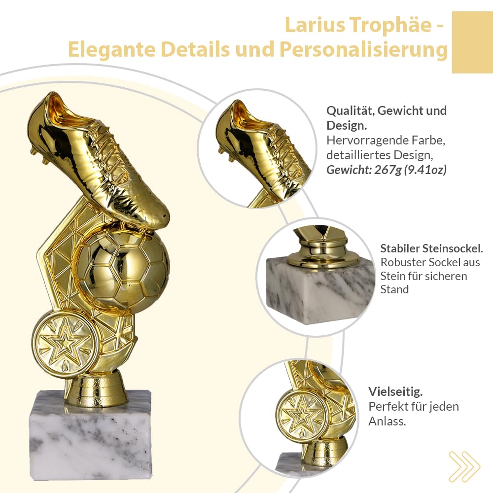 Larius Piłka nożna puchar honorowa trofeum - ST3