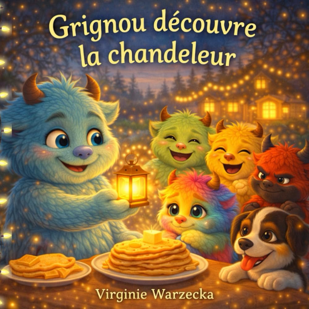 Grignou découvre la chandeleur: Une aventure douce sur le partage et les traditions d’hiver (Les aventures de Grignou)