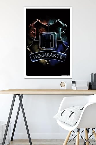 Vista 82 de Trends International Harry Potter - Póster mágico de pared con escudo de Hogwarts, 14.725 x 22.375 pulgadas, versión premium sin marco