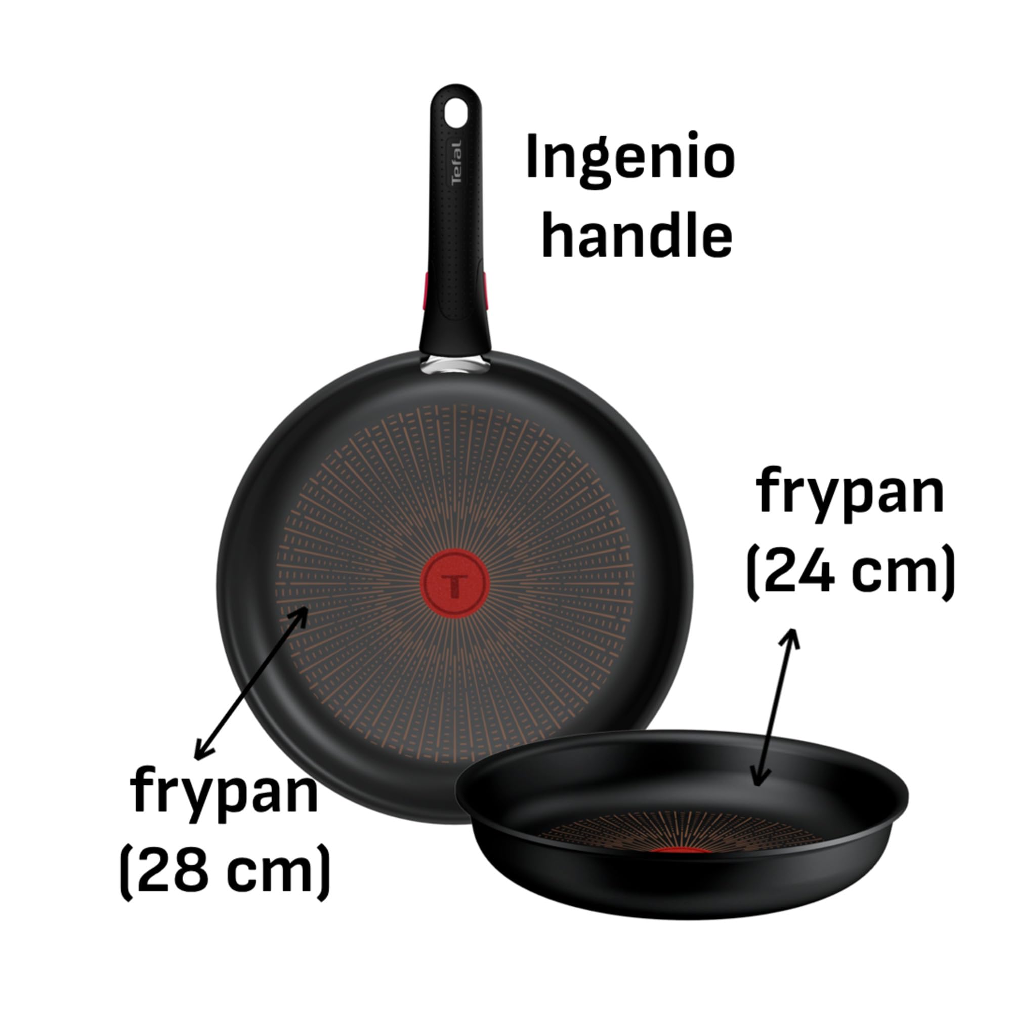 Image secondaire de Tefal Ingenio Explore - Batterie de Cuisine 3 Pièces Empilable avec Revêtement Antiadhésif