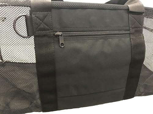 Miniatura 4 de LINE2design Bolsa de equipo de malla de bomberos de alta resistencia, bolsa de equipo de seguridad contra incendios con una bolsa grande de equipo